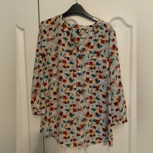 NYDJ Colorful geometric pattern Blouse